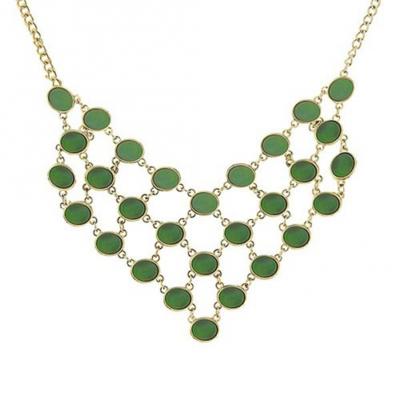 1928 Gold Spring Green Jeruselum Collar Statement Necklace.jpg